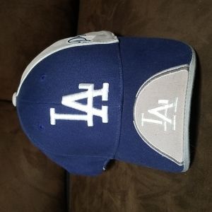 LA Dodgers Adjustable Hat Blue and Grey One Size Fits All